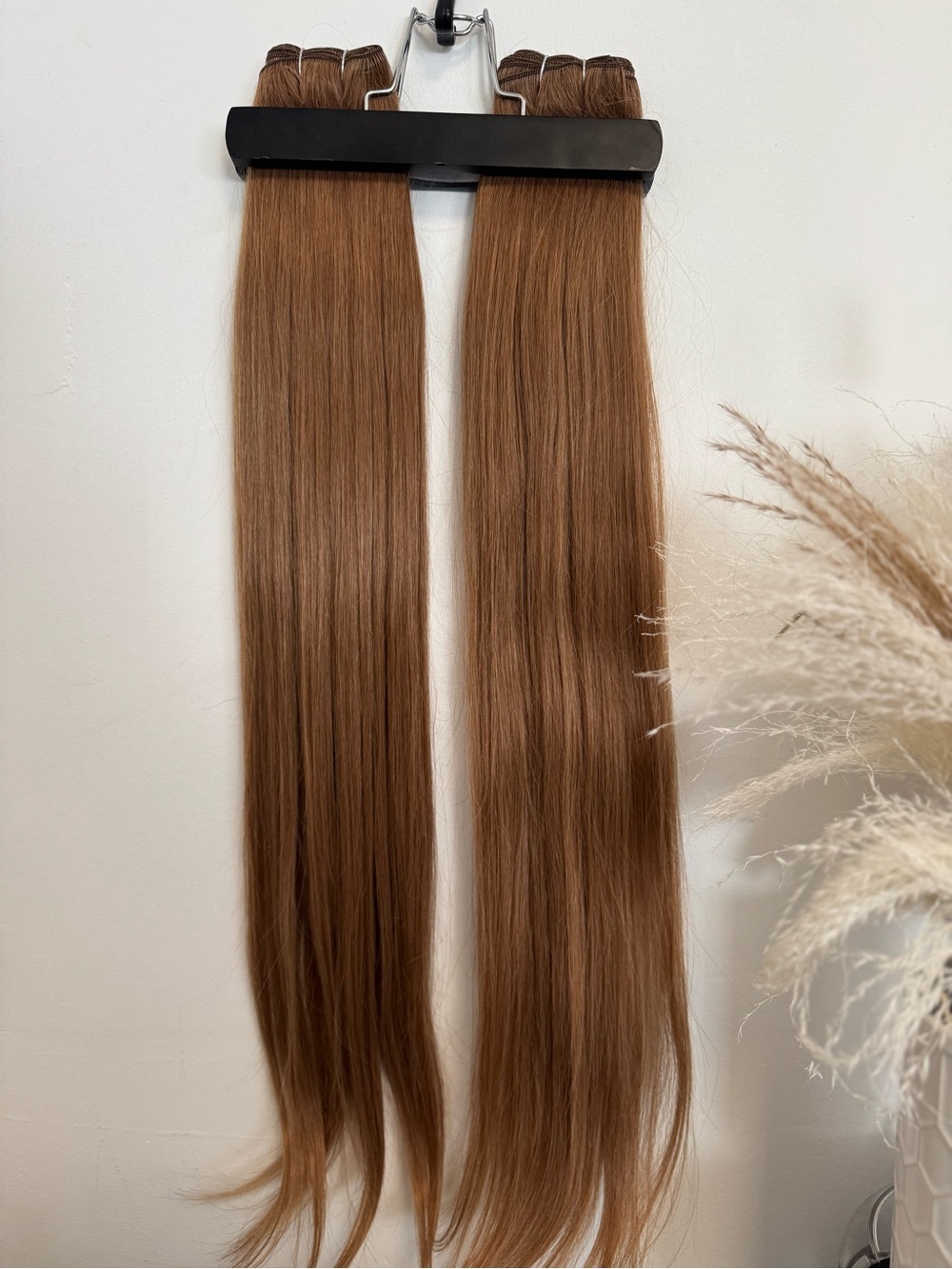 28” Premium Medium Blonde Hair Extensions Bundle 300g Soft Realistic synthetic